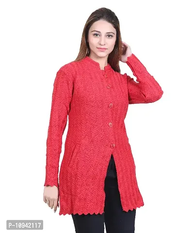 Self Design Cardigan For Women-thumb3