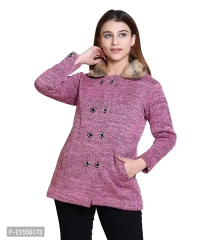 Trendy Front Button Long Sweater