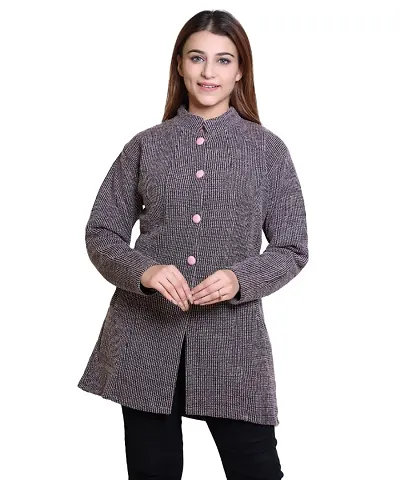 Trendy Elegant Woolen Coat For Women