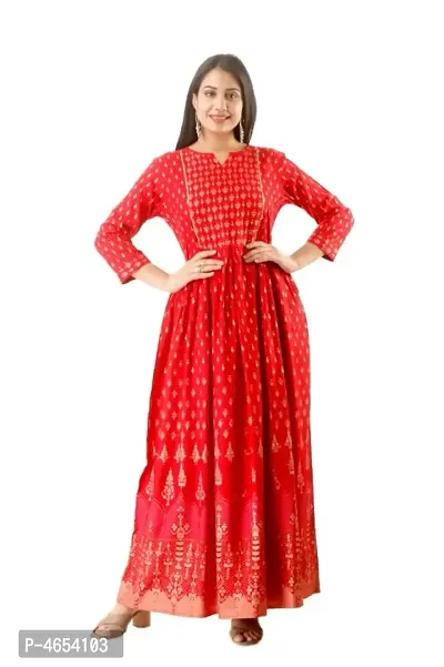 Women's Rayon Long Kurti