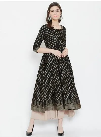 Stylish Viscose Rayon Anarkali Kurta For Women