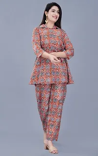 Fancy Cotton Kurta Bottom Set For Women-thumb1