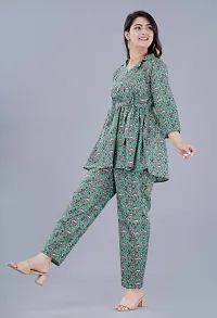 Fancy Cotton Kurta Bottom Set For Women-thumb1