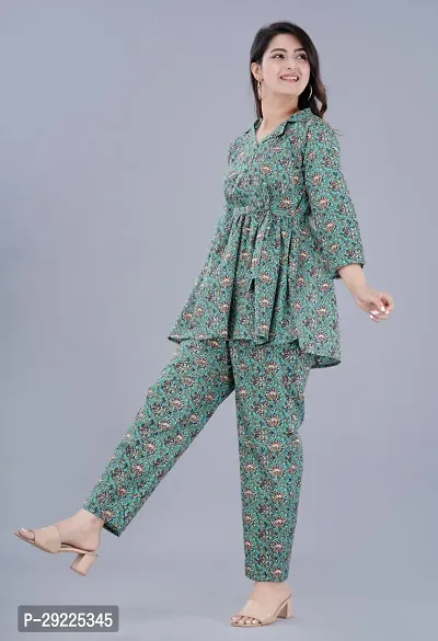 Fancy Cotton Kurta Bottom Set For Women-thumb2