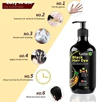 Labhu-G,Herbal 3 in 1 Hair Dye Instant Black Hair Shampoo for Women  Men , Black-thumb1