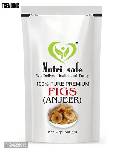 Nutri Safe Premium Natural Anjeer Dried Figs Immunity Booster 500g