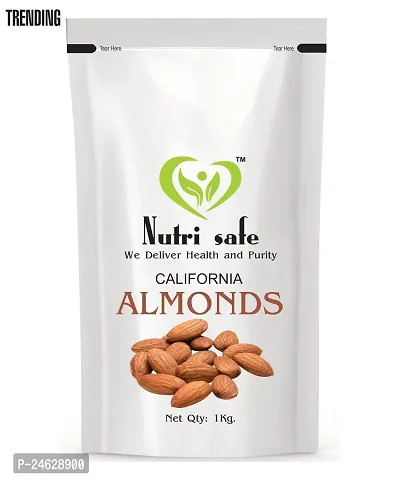 Nutri Safe Premium Natural California Almonds 1 kg