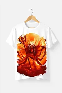 Stylish Fancy Polyester Printed Round Neck T-Shirts For Men-thumb1