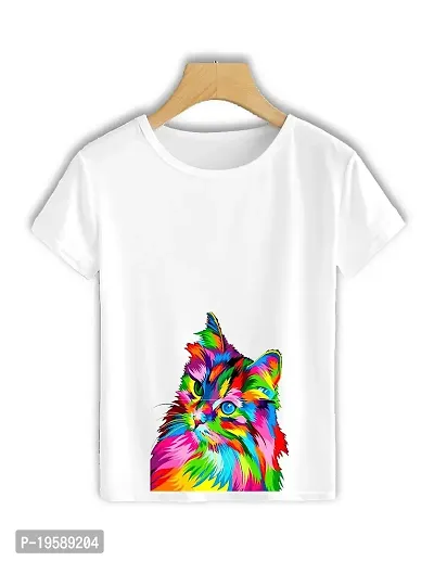 Cat Tshirt, Pet Tshirt, Cute Tshirt, Animal Lover Tshirt-T1070 (X-Large) White