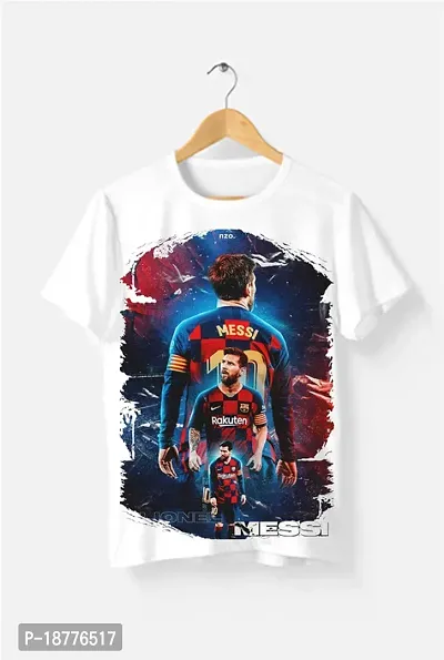 Stylish Fancy Polyester Printed Round Neck T-Shirts For Men