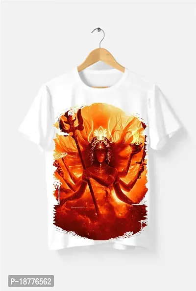 Stylish Fancy Polyester Printed Round Neck T-Shirts For Men-thumb0