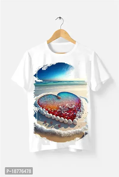 Stylish Fancy Polyester Printed Round Neck T-Shirts For Men-thumb0