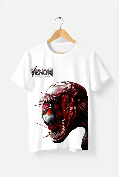 Stylish Fancy Polyester Printed Round Neck T-Shirt For Men