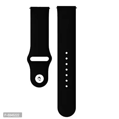 BLACK LOVIES 22 MM Soft Silicon Smartwatch Strap Compatible With Cross beats Ignite S2 Smart Watch Strap-thumb0