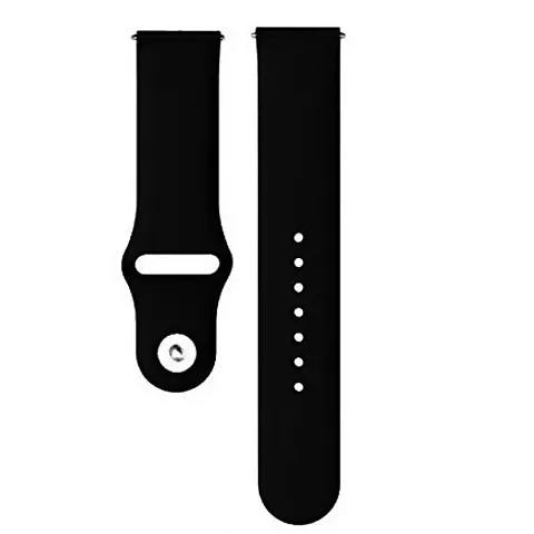BLACK LOVIES 22 MM Soft Silicon Smartwatch Strap Compatible With Cross beats Ignite S2 Smart Watch Strap