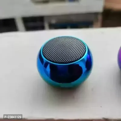 Mini Boost 4 Colorful Wireless Bluetooth Speakers Mini Electroplating Round Steel Speaker-thumb0