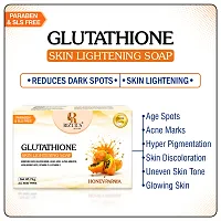 Riztics L-Glutathione Soap Reduces Sun Tan and Pigmentation with Kojic Acid, Vitamin C, Arbutin - 75 Grams-thumb1