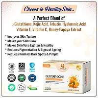 Riztics L-Glutathione Soap Reduces Sun Tan and Pigmentation with Kojic Acid, Vitamin C, Arbutin - 75 Grams-thumb2