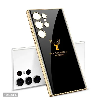 Samsung Galaxy S24  Ultra Black And Gold Deer