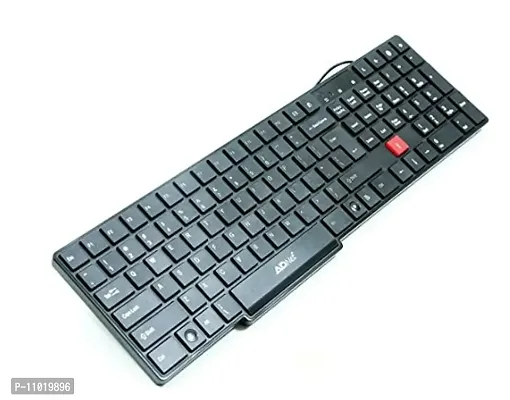 Adnet AD 510 Wired USB Laptop Keyboard (Black)-thumb3