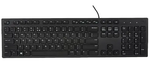 Dell KB216 Wired Multimedia USB Keyboard with Super Quite Plunger Keys with Spill-Resistant ndash; Black-thumb3