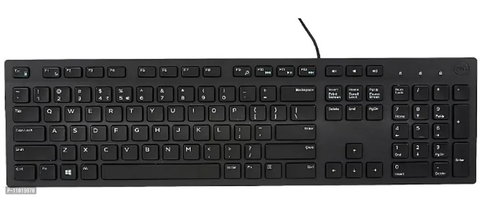 Dell KB216 Wired Multimedia USB Keyboard with Super Quite Plunger Keys with Spill-Resistant ndash; Black-thumb4