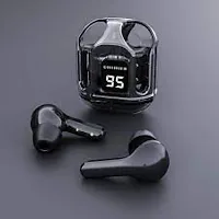 BEXCEL T6 Earbuds With Game Mode, 72h Playtime, Quad Mic Enc Bluetooth Headset (Black, In the Ear)-thumb1