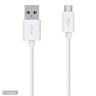 Orensh Ultra Fast Charger for Oppo A12 Charger Original Adapter Like Wall Charger | Mobile Charger | Fast Charger | Android USB Charger with 1m USB Micro Charging Data Cable (White)(OPP-USB-2021-008)-thumb2