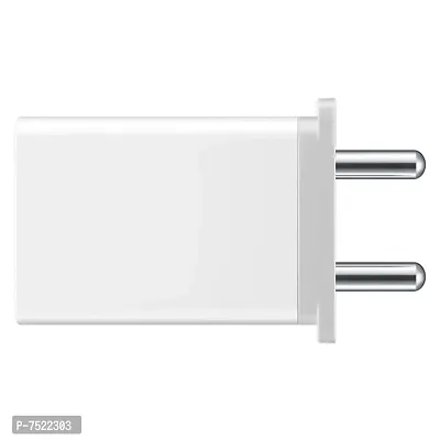 Orensh Ultra Fast Charger for Oppo A3s Original Charger Adapter Wall Charger | Mobile Chargers | Android USB Charger with 1m Micro USB Charging Data Cable .(White) (OPP-USB-2021-001)-thumb3