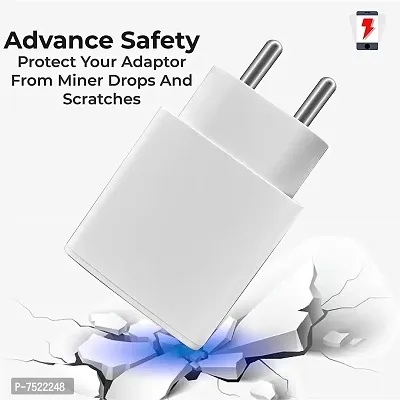 Orensh Ultra Fast Charger For vivo V5 Original Mobile Charger Like Charger Wall Charger | Mobile Fast Charger | Android Charger with 1 Meter Micro USB Charging Data Cable By A2Z Shop (White) (VI-USB-2021-007)-thumb5