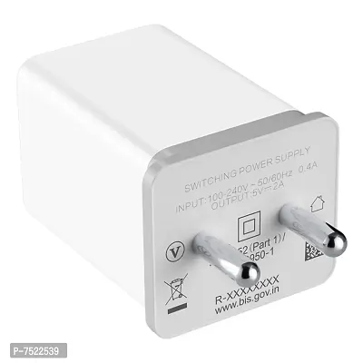 KOTSUN Wall Charger for Oppo a5s,Oppo k1,Oppo a3s,Oppo a7, Oppo a1, Oppo a1k Original Charger Like Adapter- White-thumb4