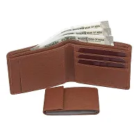 Moody Max Men's Tan Pocketbook Wallet-thumb3