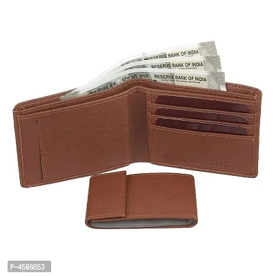 Moody Max Men's Tan Pocketbook Wallet-thumb4