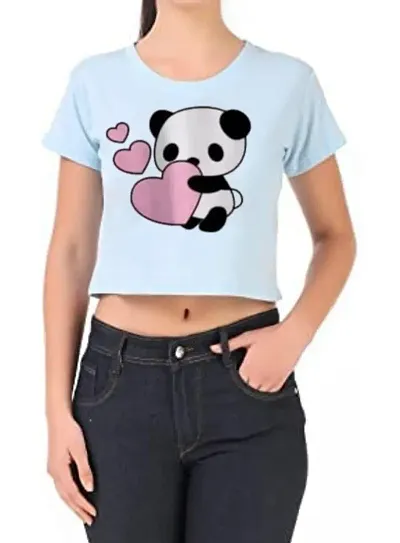 Half sleeves Crop top for girls