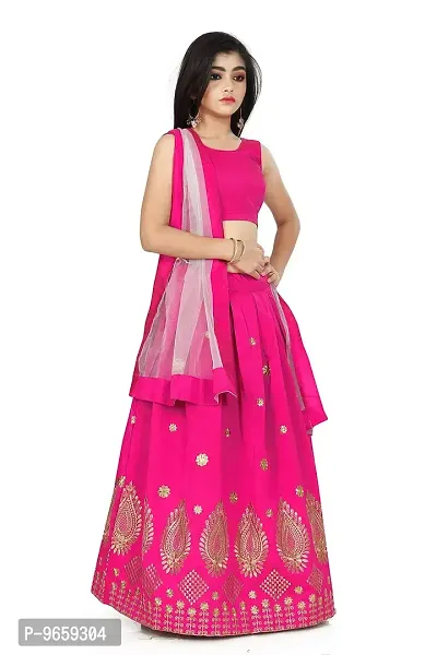 Girls Wine Lehenga Choli at Rs 985/set | Kids Lehenga in Kanpur | ID:  2853124110488