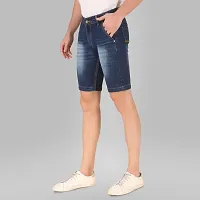 Sobbers Polycotton Casual Comfortable Mid Rise Regular Shorts for Men-thumb3