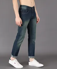 Stylish Black Denim Mid-Rise Jeans For Men-thumb2