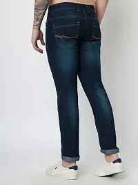 Stylish Blue Denim Mid-Rise Jeans For Men-thumb4