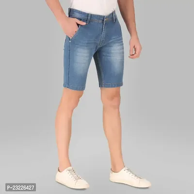 Sobbers Polycotton Casual Comfortable Mid-Rise Regular Shorts for Men-thumb3