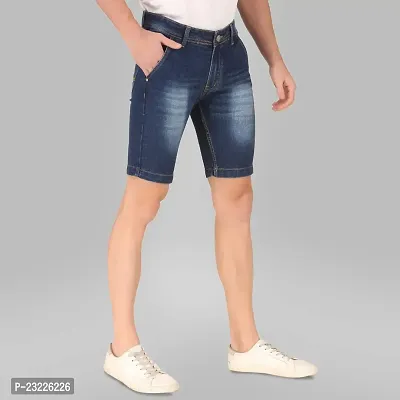 Sobbers Polycotton Casual Comfortable Mid Rise Regular Shorts for Men-thumb3