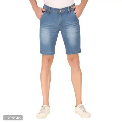 Sobbers Polycotton Casual Comfortable Mid-Rise Regular Shorts for Men-thumb0