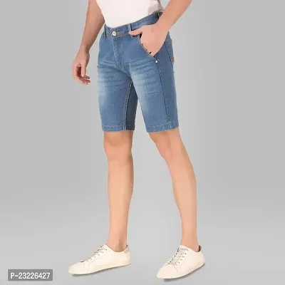 Sobbers Polycotton Casual Comfortable Mid-Rise Regular Shorts for Men-thumb4