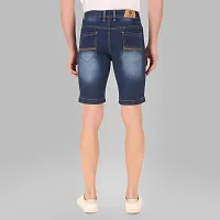 Sobbers Polycotton Casual Comfortable Mid Rise Regular Shorts for Men-thumb1