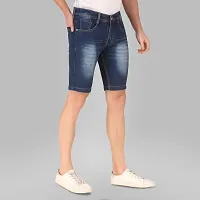 Sobbers Polycotton Casual Comfortable Mid Rise Regular Shorts for Men-thumb2