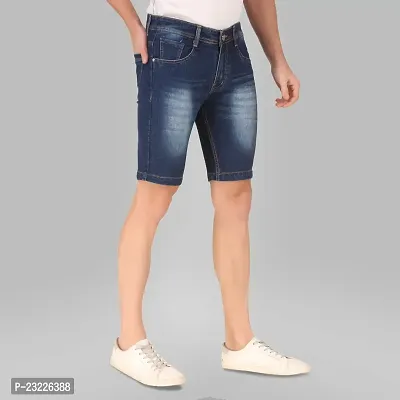 Sobbers Polycotton Casual Comfortable Mid Rise Regular Shorts for Men-thumb3