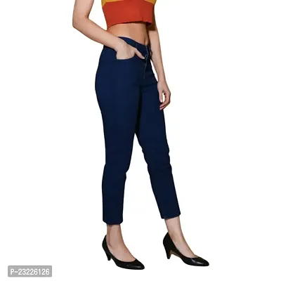 Sobbers Denim Casual Comfortable Skinny Fit Mid Rise Jeans for Women
