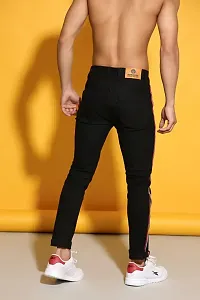 Stylish Black Denim Mid-Rise Jeans For Men-thumb1