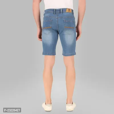 Sobbers Polycotton Casual Comfortable Mid-Rise Regular Shorts for Men-thumb2