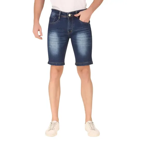 Sobbers Polycotton Casual Comfortable Mid Rise Regular Shorts for Men