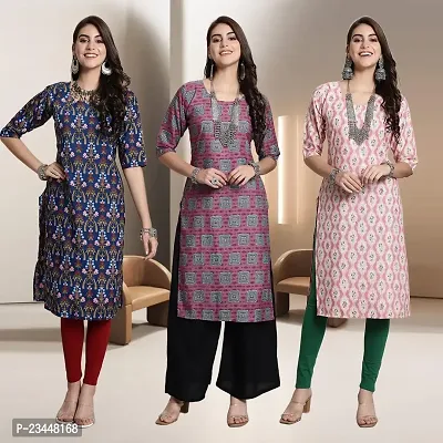 Fancy Rayon Kurtis For Women Pack Of 3